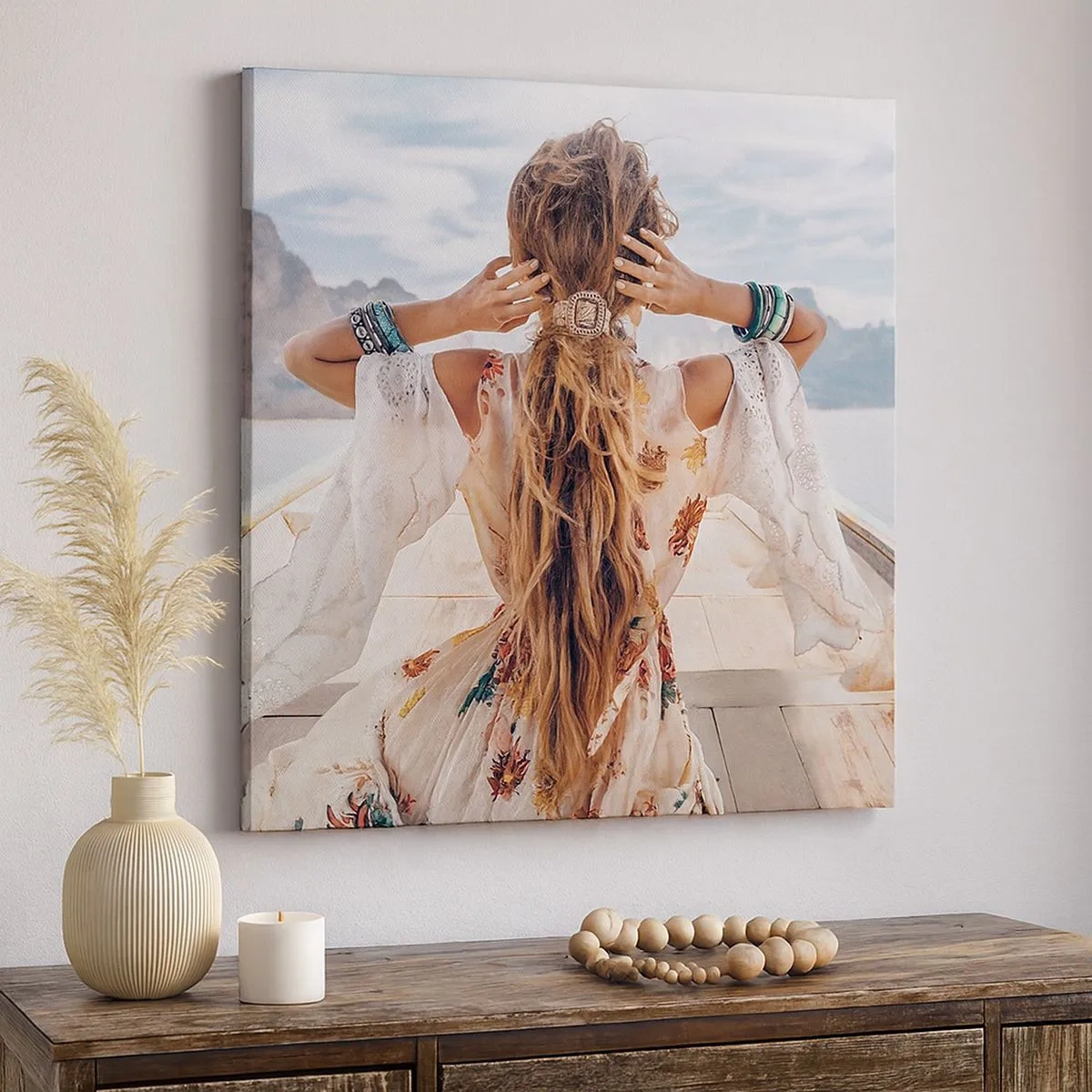 Obraz na plátně - Na cestě ke štěstí - 30x30 cm