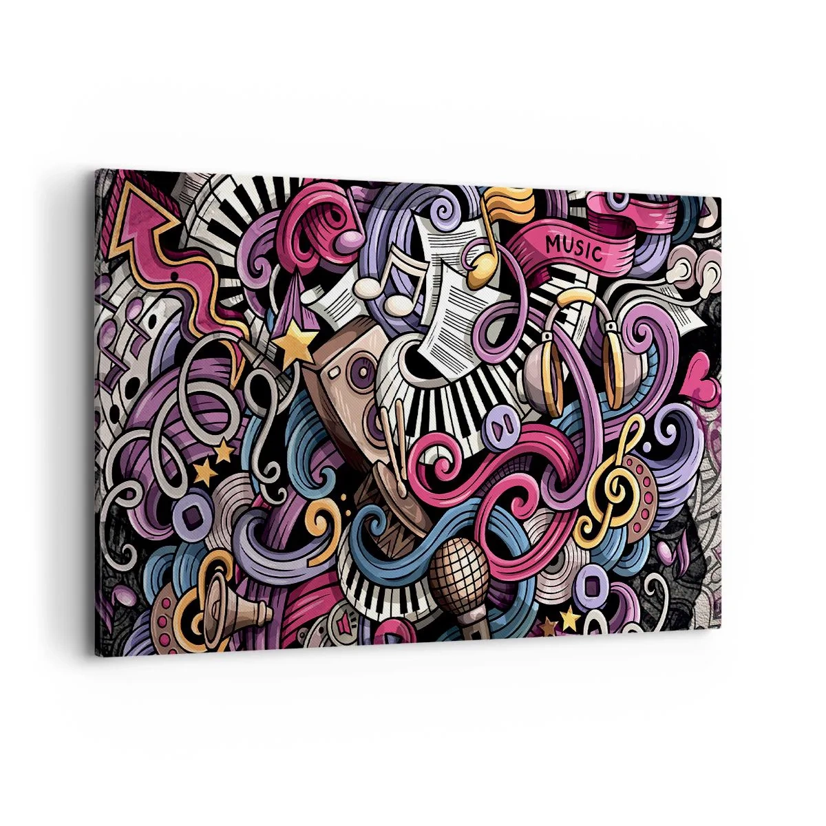 Obraz na plátně - Komplikovaná melodie - 100x70 cm