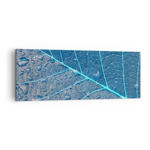 Obraz na plátně - Život v modři - 140x50 cm