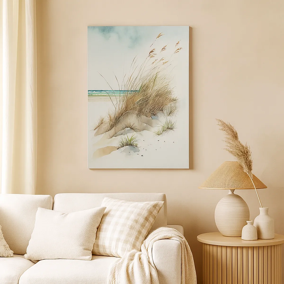 Obraz na plátně - Zahalené v písku - 50x70 cm