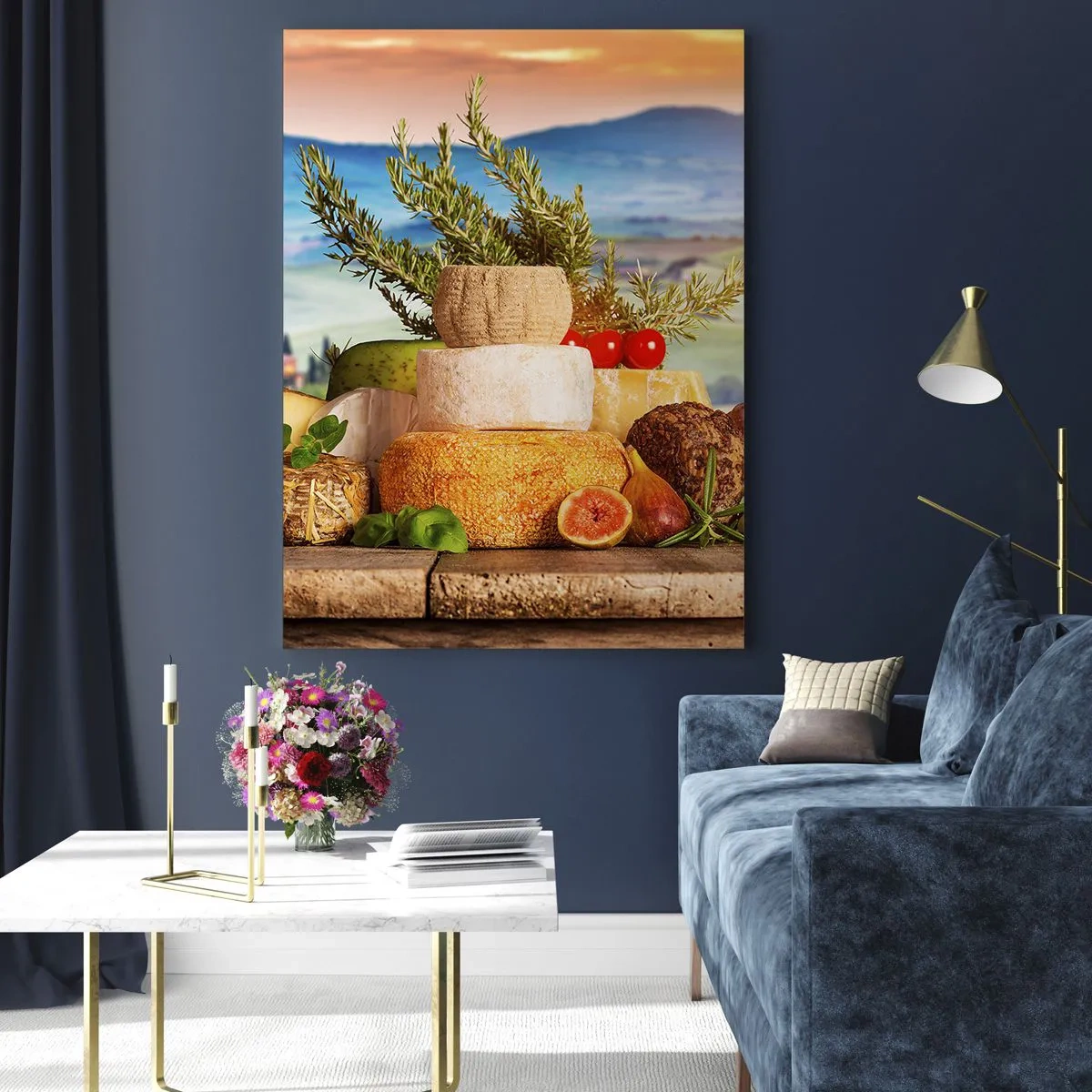 Obraz na skle - Italská radost ze života - 50x70 cm