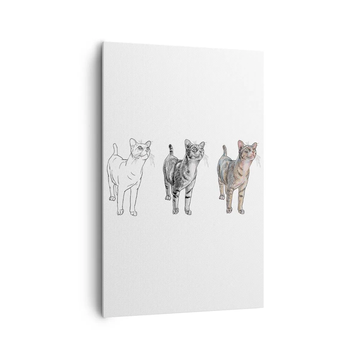 Obraz na plátně - Hodina kreslení - 80x120 cm