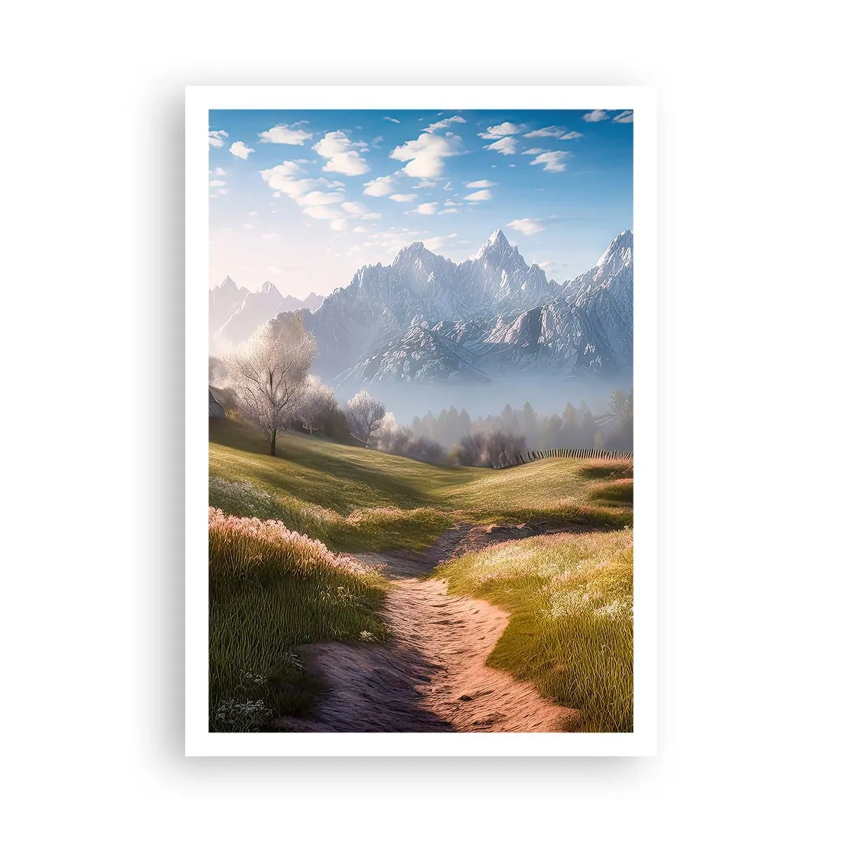 Plakát - Idylické údolí - 70x100 cm