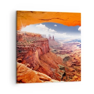 Obraz na plátně - Vytesané samotnou přírodou - 50x50 cm