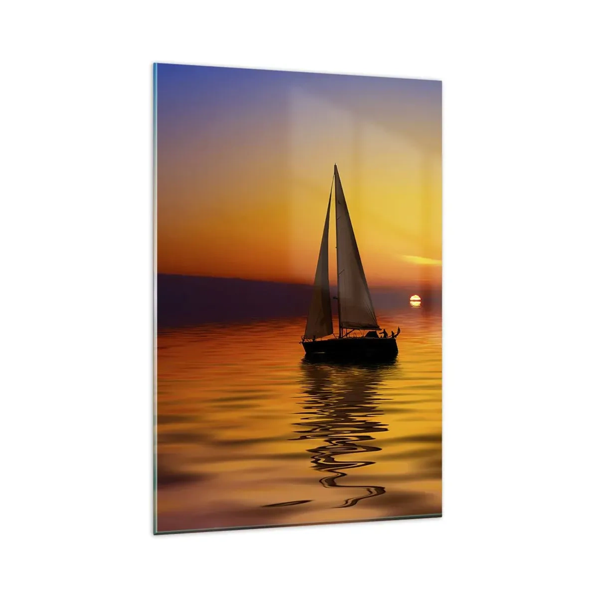Obraz na skle - Jak je tu za soumraku ticho… - 80x120 cm