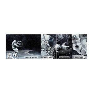 Vzor Fototapety Premium Canvas - Na Mléčné dráze - Kosmos, Astronaut, Fantazie - 100x30 cm