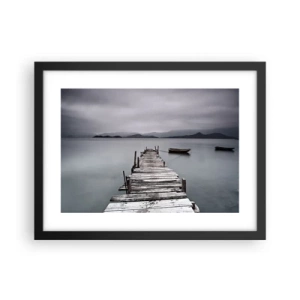 Plakát v černém rámu - Zítra můžeš vyrazit - 40x30 cm