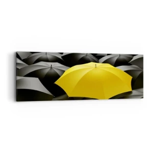 Obraz na plátně - Sbohem smutku - 90x30 cm