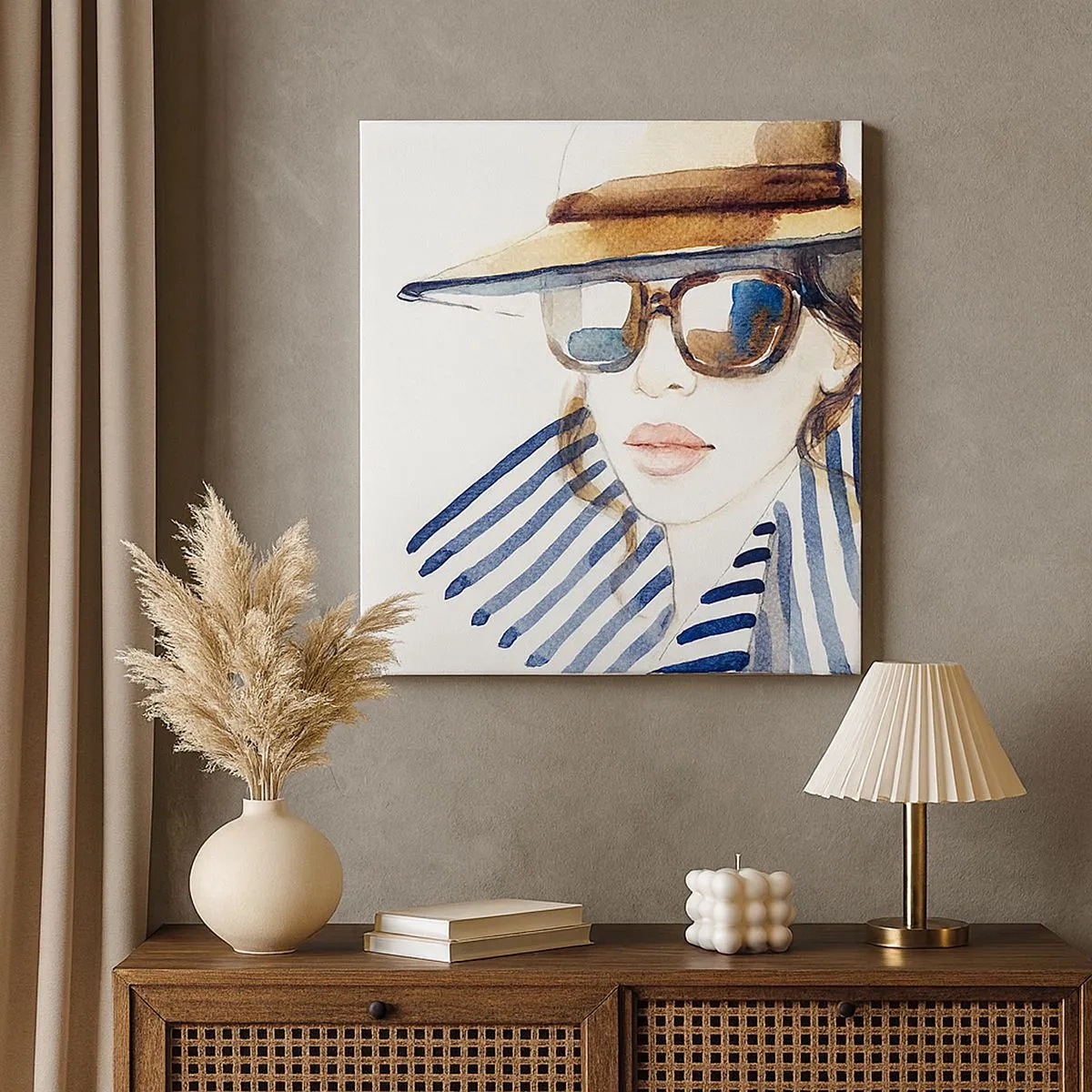 Obraz na plátně - Florida vítá! - 30x30 cm