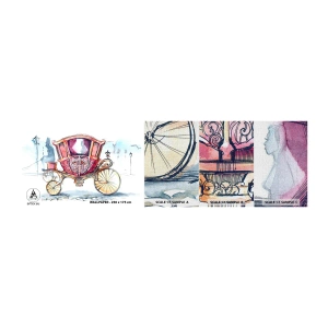 Vzor Fototapety Premium Canvas - Na svatbu nebo na ples? - Pro děti, Vozík, Výlet - 100x30 cm