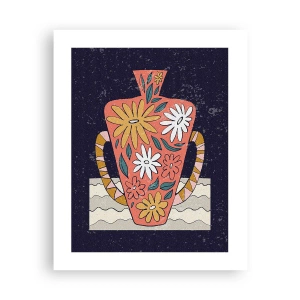 Plakát - Malovaný džbán - 40x50 cm