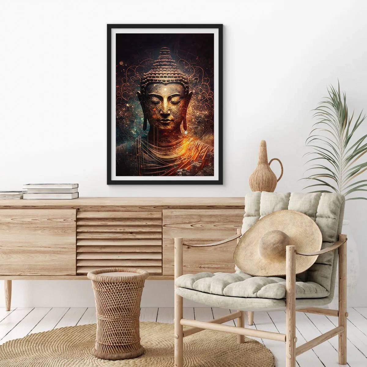 Plakát v černém rámu - Duchovní rovnováha - 61x91 cm