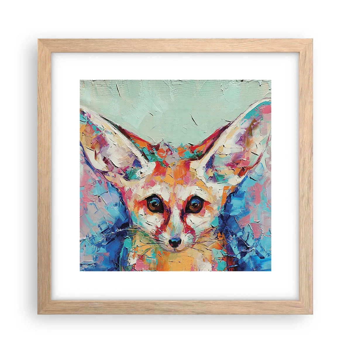 Plakát v rámu světlý dub - Jste na mě připraveni? - 30x30 cm