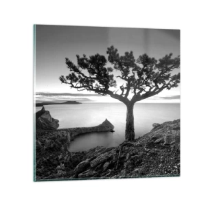 Obraz na skle - Klid až k horizontu - 30x30 cm