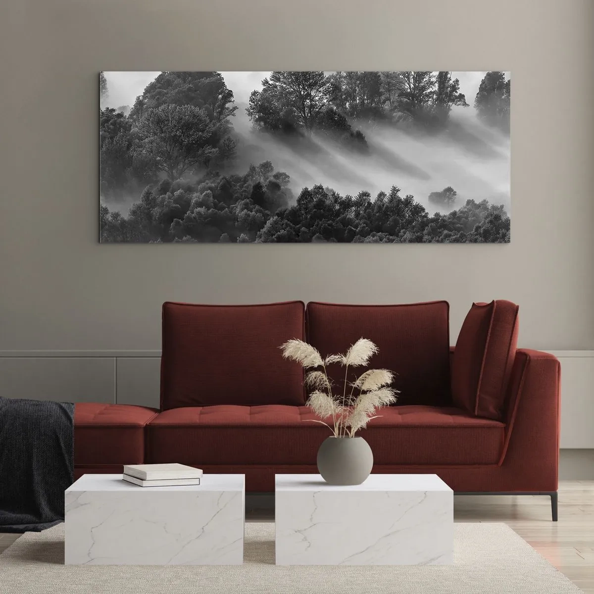 Obraz na skle - Probouzení ze spánku - 100x40 cm