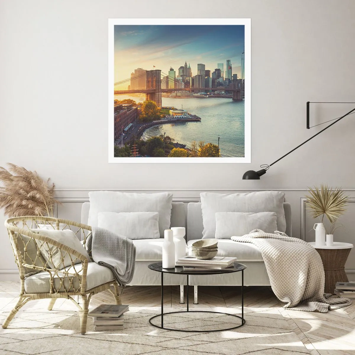 Plakát - Svítání velkoměsta - 40x40 cm