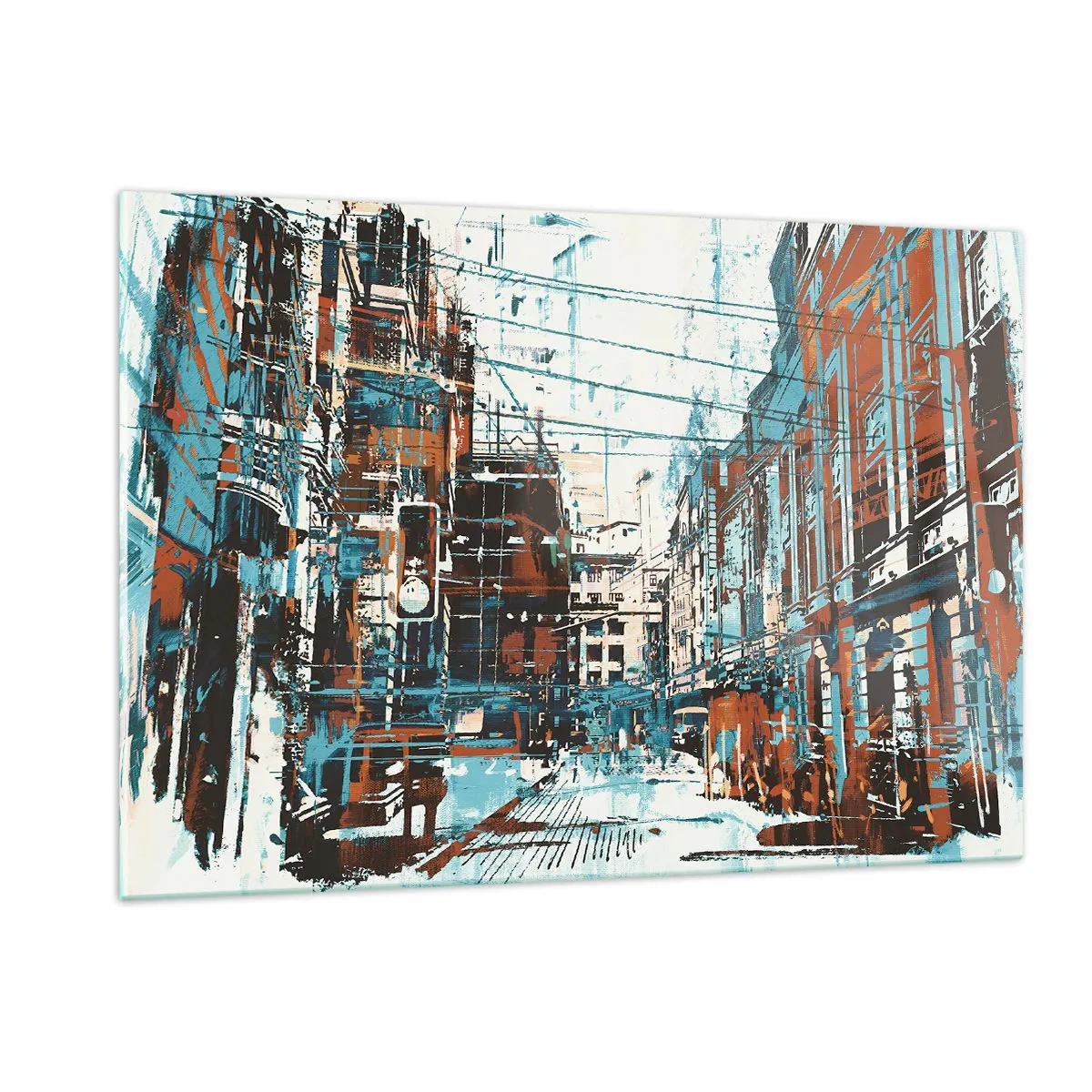 Obraz na skle - Zdolaná městská stezka - 120x80 cm