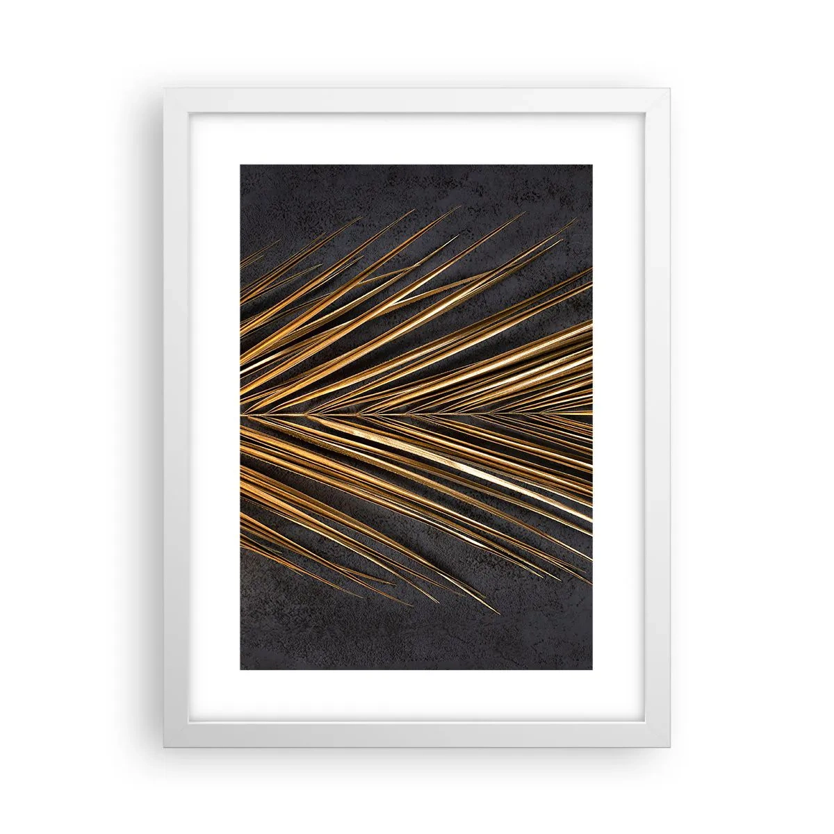 Plakát v bílém rámu - Zlato tropů - 30x40 cm
