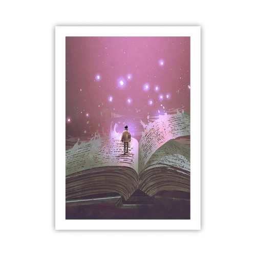 Plakát - Pozvánka do jiného světa - přečti si to! - 50x70 cm