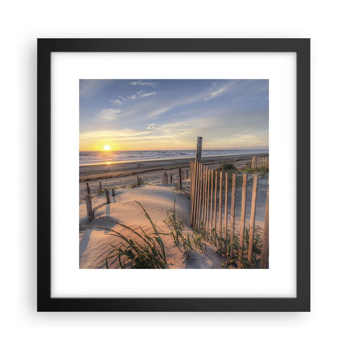 Plakát v černém rámu - Odlesk a stín větru - 30x30 cm