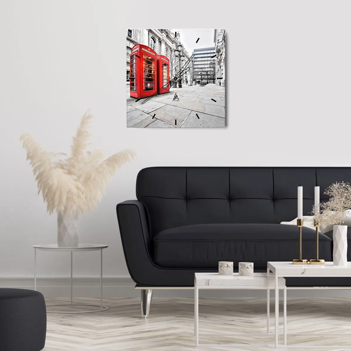 Nástěnné hodiny - Welcome to London - 40x40 cm