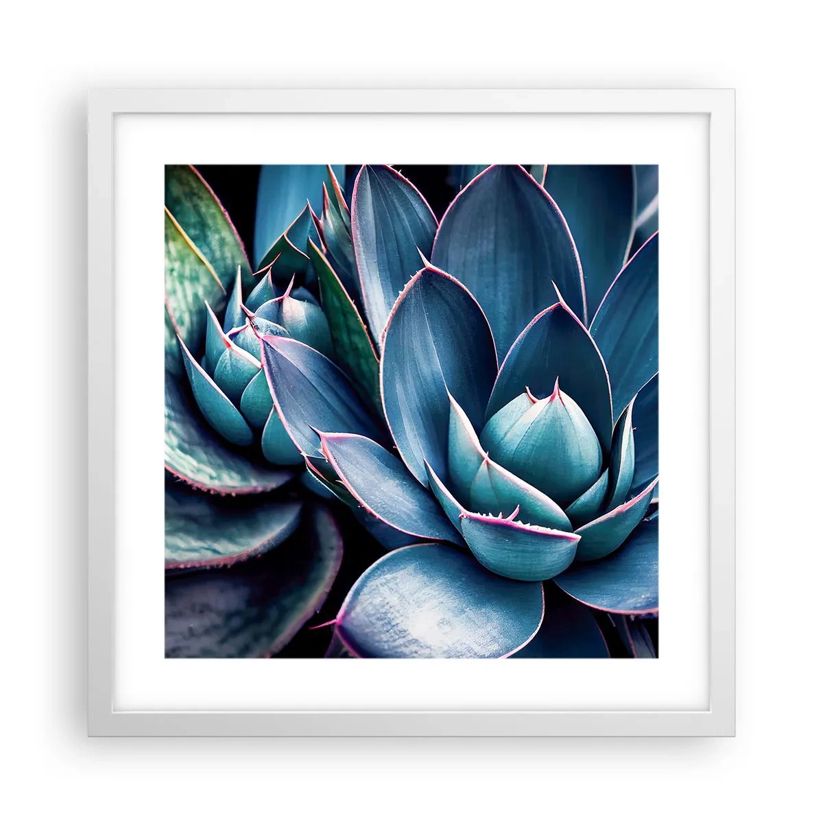 Plakát v bílém rámu - Vitální síla - 40x40 cm