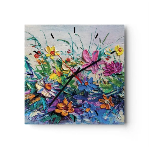 Nástěnné hodiny - Vůbec ne zátiší - 30x30 cm