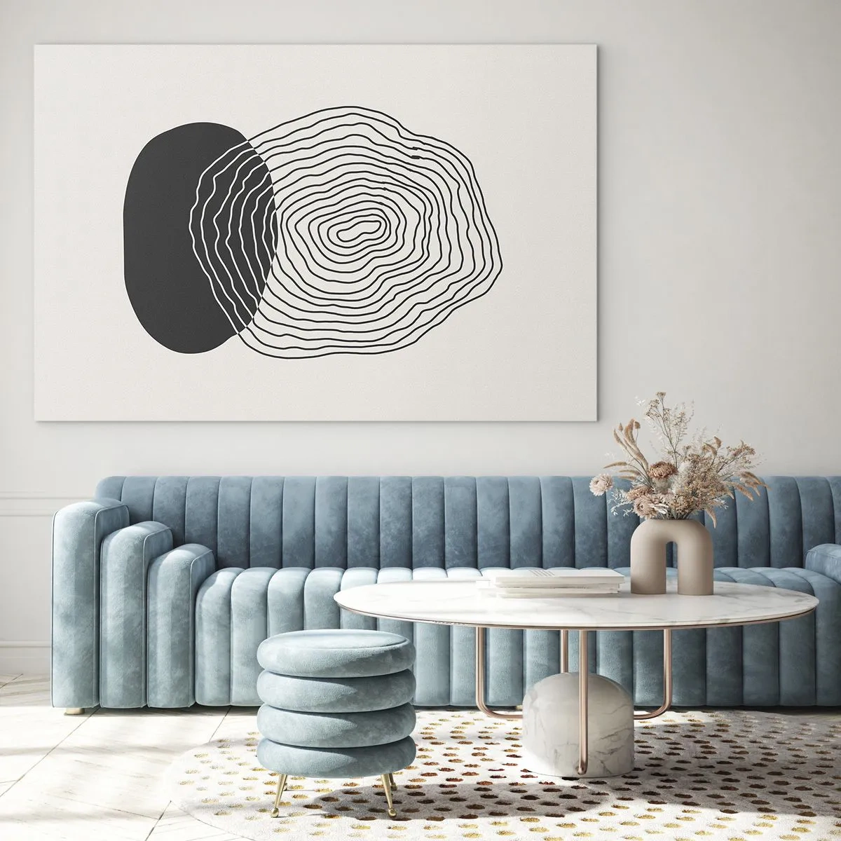 Obraz na skle - Trvání a kmitání - 120x80 cm