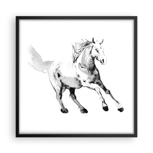 Plakát v černém rámu - Nezkrocená duše - 50x50 cm