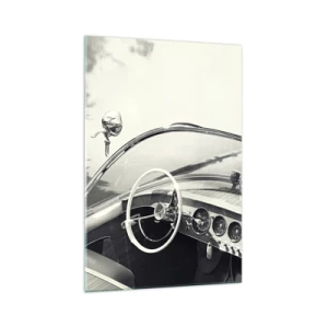 Obraz na skle - Počasí pro bohaté - 70x100 cm