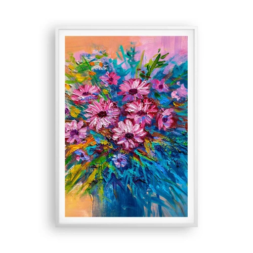 Plakát v bílém rámu - Energie života - 70x100 cm