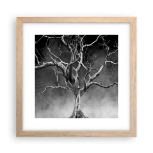 Plakát v rámu světlý dub - Původní a svaté - 30x30 cm