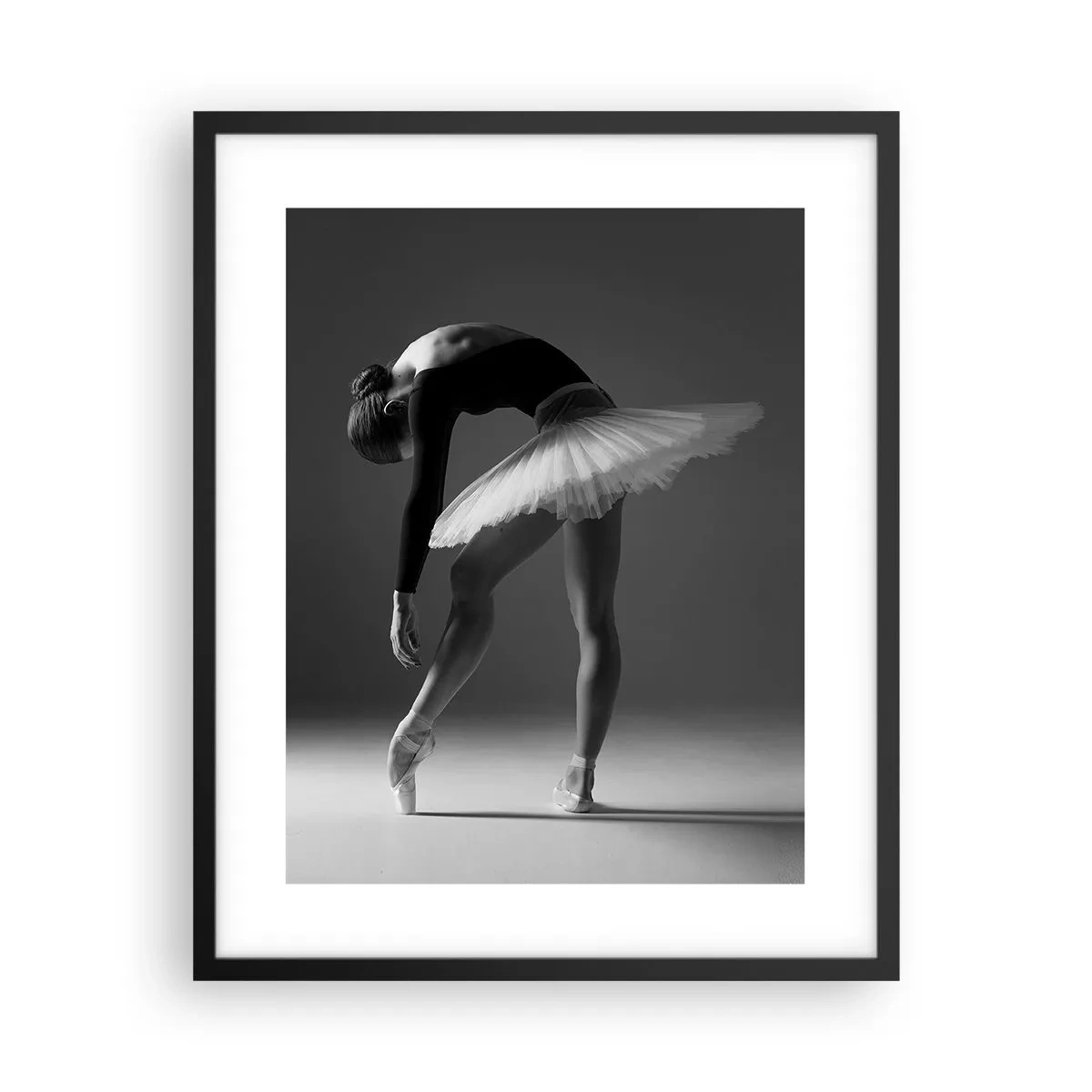 Plakát v černém rámu - Bella ballerina - 40x50 cm