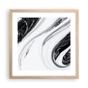 Plakát v rámu světlý dub - Spojení protikladů - 40x40 cm