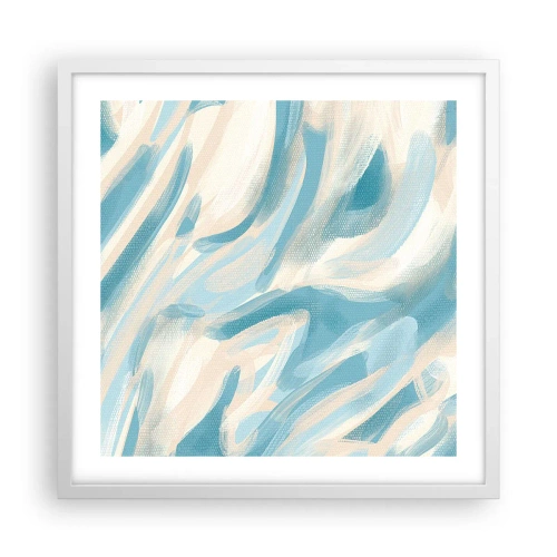 Plakát v bílém rámu - Jarní závany - 50x50 cm