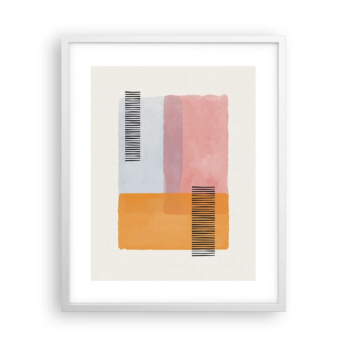 Plakát v bílém rámu - Z rohu do rohu - 40x50 cm