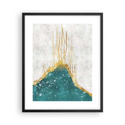 Plakát v černém rámu - Zlatý příliv - 40x50 cm