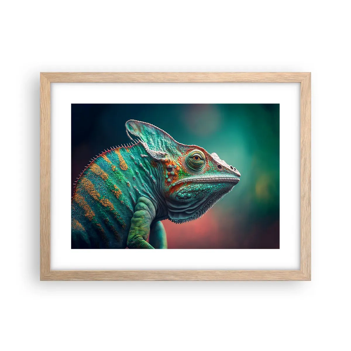 Plakát v rámu světlý dub - Vidíš mě? To není dobré… - 40x30 cm