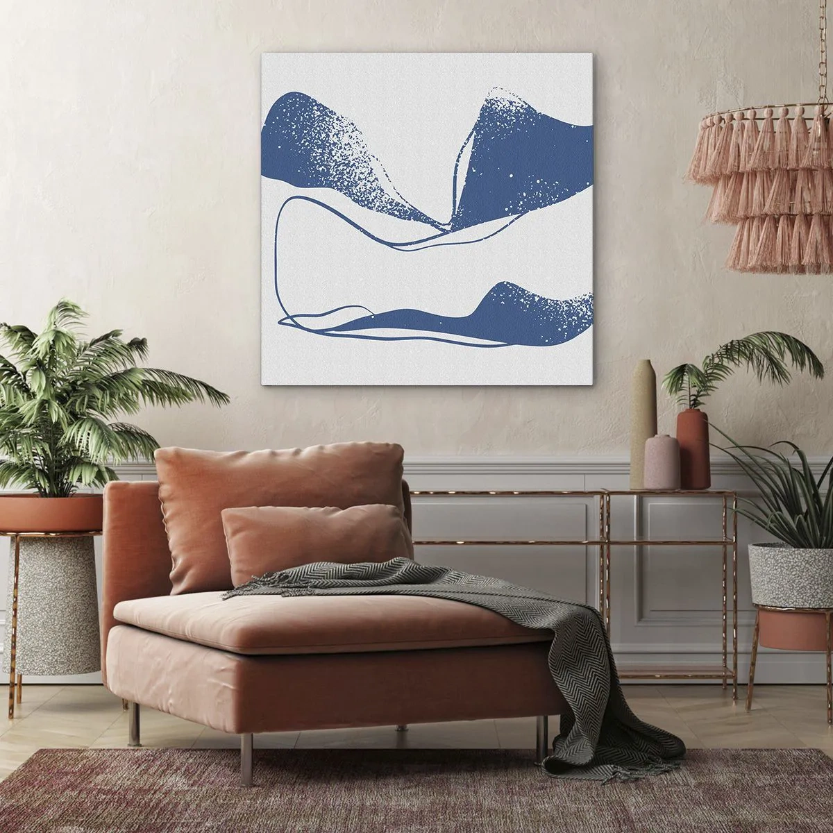 Obraz na plátně - Okřídlená abstrakce - 60x60 cm