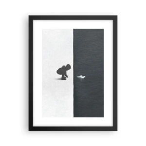 Plakát v černém rámu - Velká výprava - 30x40 cm