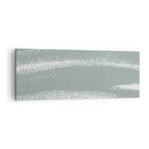 Obraz na plátně - Abstrakce v zimním stylu - 140x50 cm