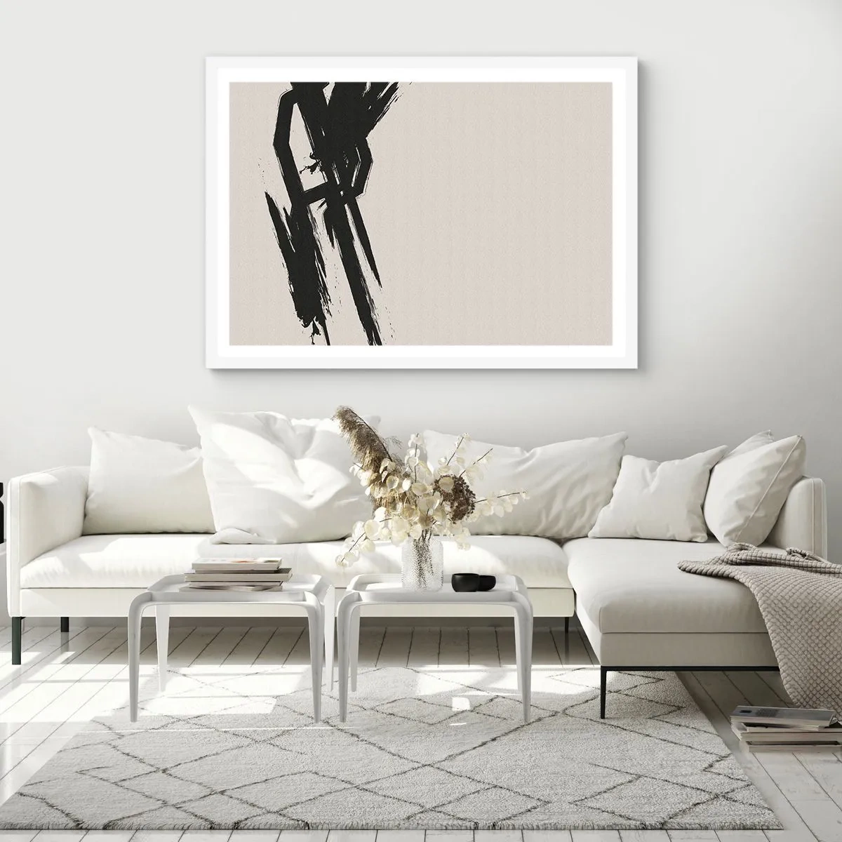 Plakát v bílém rámu - Nezastavitelná hybnost - 91x61 cm