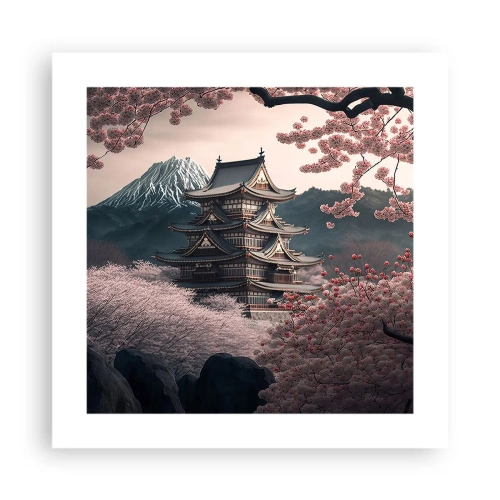 Plakát - Země kvetoucích třešní - 40x40 cm