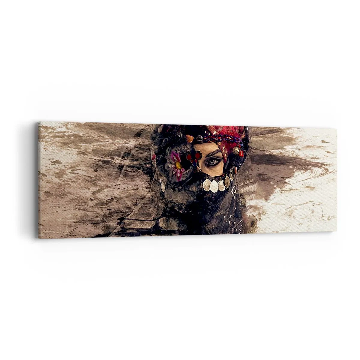 Obraz na plátně - Přinejmenším znepokojující - 90x30 cm