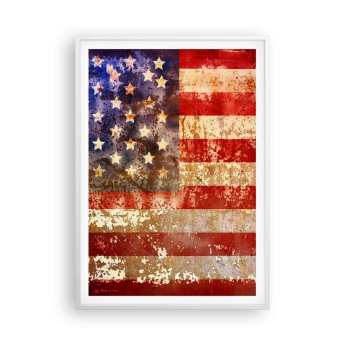 Plakát v bílém rámu - Chvála nepomíjí - 70x100 cm