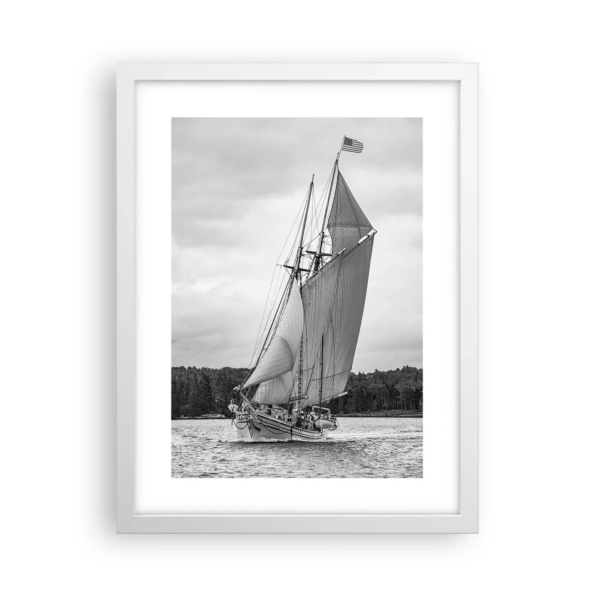 Plakát v bílém rámu - Bratři větru - 30x40 cm