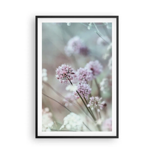 Plakát v černém rámu - Sladké filigrány bylinek - 61x91 cm