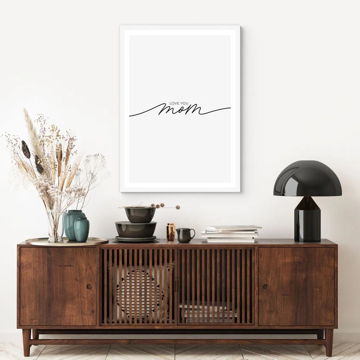 Plakát v bílém rámu - Velké emoce - 30x40 cm