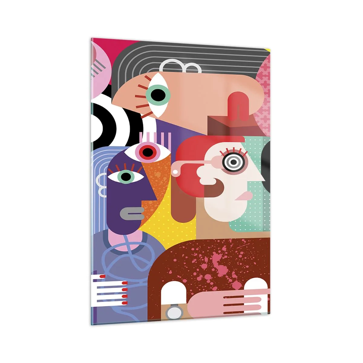 Obraz na skle - My od pána Picassa - 50x70 cm