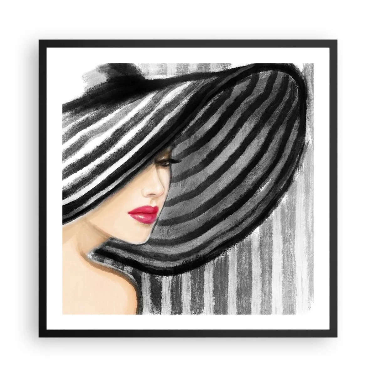 Plakát v černém rámu - Kde tě hledat? - 60x60 cm